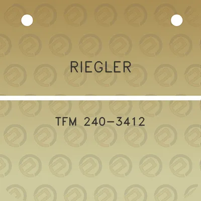 riegler-tfm-240-3412