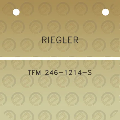 riegler-tfm-246-1214-s