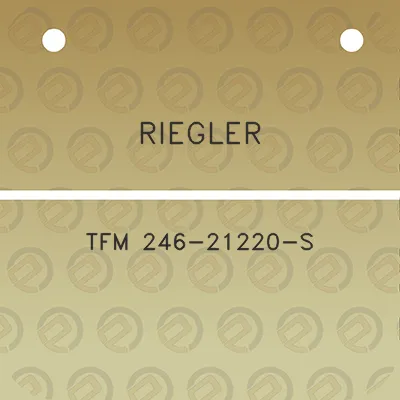 riegler-tfm-246-21220-s