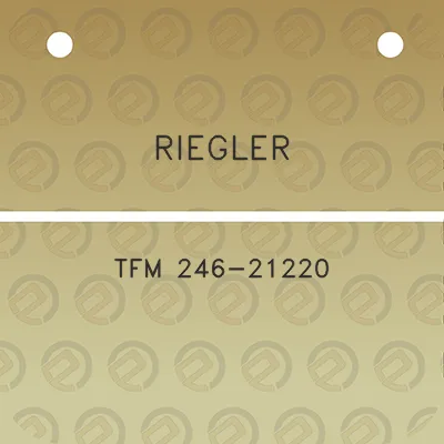 riegler-tfm-246-21220