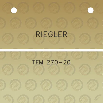 riegler-tfm-270-20