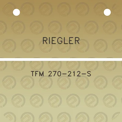 riegler-tfm-270-212-s