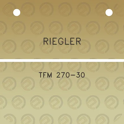 riegler-tfm-270-30