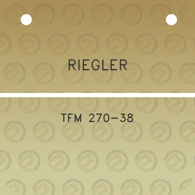 riegler-tfm-270-38