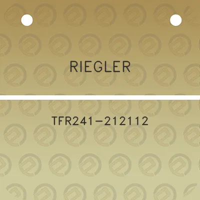 riegler-tfr241-212112