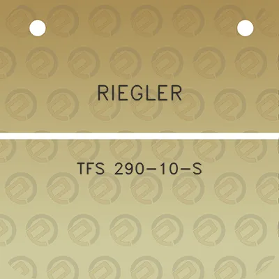 riegler-tfs-290-10-s