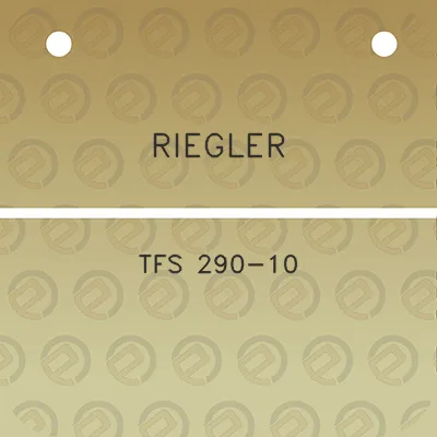 riegler-tfs-290-10