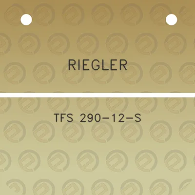 riegler-tfs-290-12-s