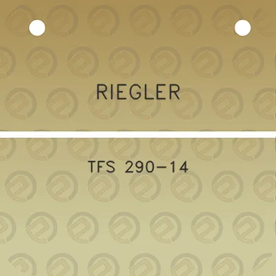 riegler-tfs-290-14