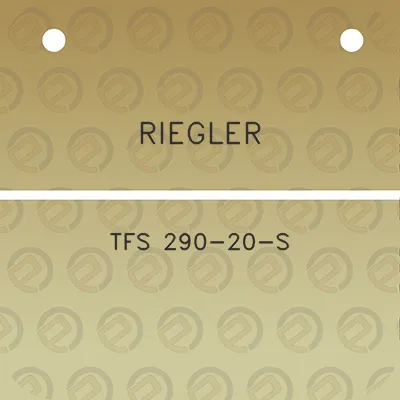 riegler-tfs-290-20-s