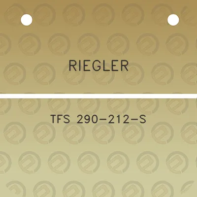 riegler-tfs-290-212-s