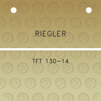 riegler-tft-130-14