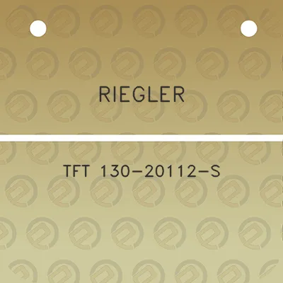 riegler-tft-130-20112-s