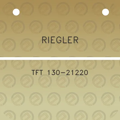 riegler-tft-130-21220