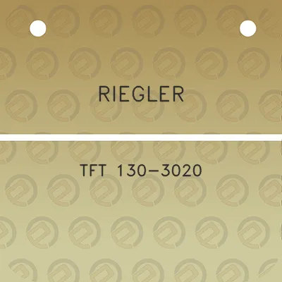 riegler-tft-130-3020