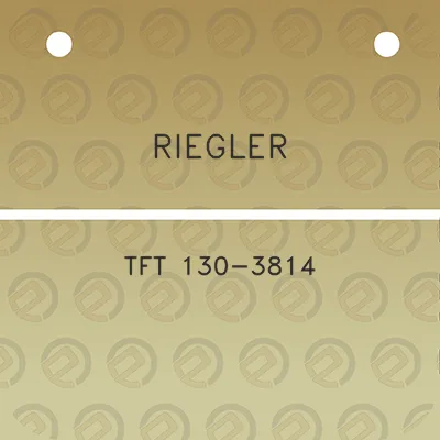 riegler-tft-130-3814