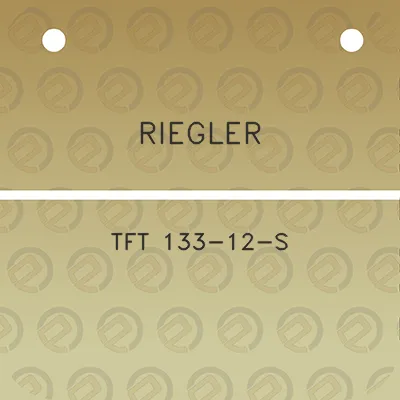 riegler-tft-133-12-s