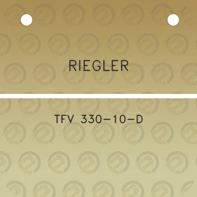 riegler-tfv-330-10-d