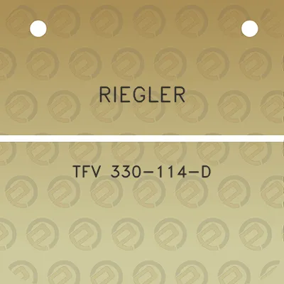 riegler-tfv-330-114-d