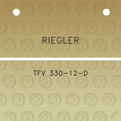 riegler-tfv-330-12-d