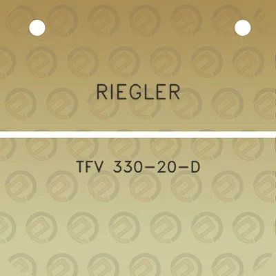 riegler-tfv-330-20-d