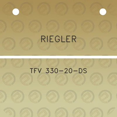 riegler-tfv-330-20-ds