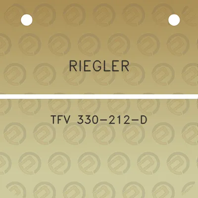 riegler-tfv-330-212-d