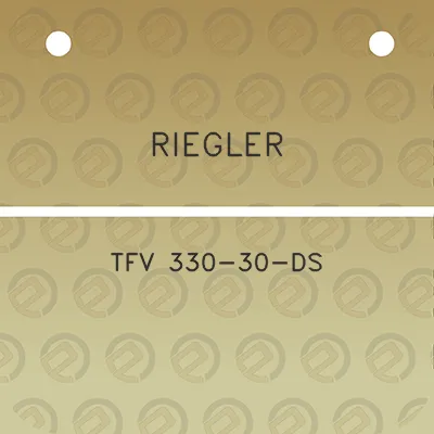 riegler-tfv-330-30-ds