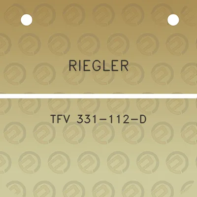 riegler-tfv-331-112-d