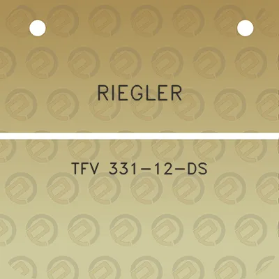 riegler-tfv-331-12-ds