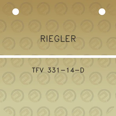 riegler-tfv-331-14-d