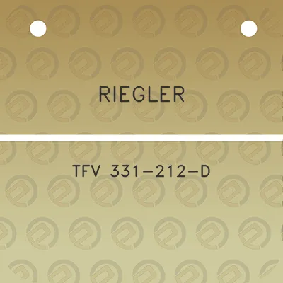 riegler-tfv-331-212-d