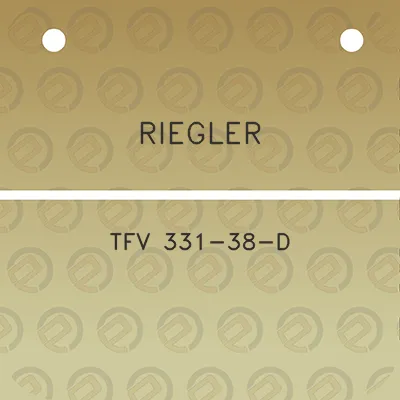 riegler-tfv-331-38-d