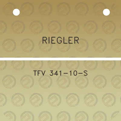 riegler-tfv-341-10-s