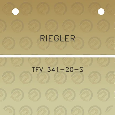 riegler-tfv-341-20-s