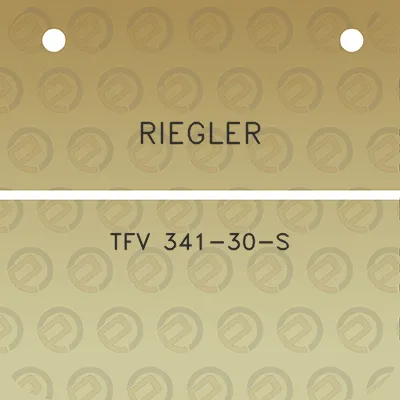 riegler-tfv-341-30-s