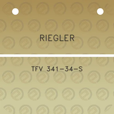 riegler-tfv-341-34-s