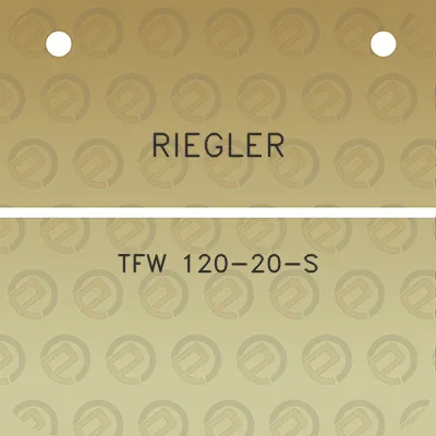 riegler-tfw-120-20-s