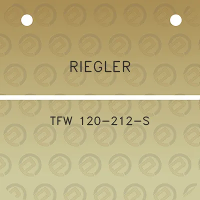 riegler-tfw-120-212-s