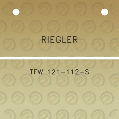 riegler-tfw-121-112-s