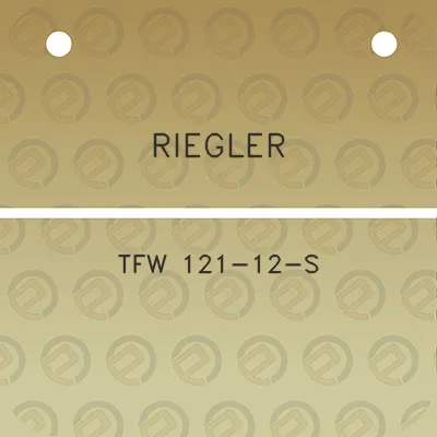 riegler-tfw-121-12-s