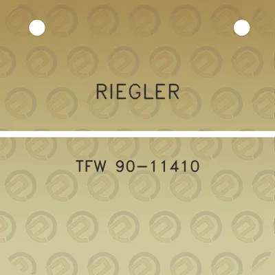 riegler-tfw-90-11410