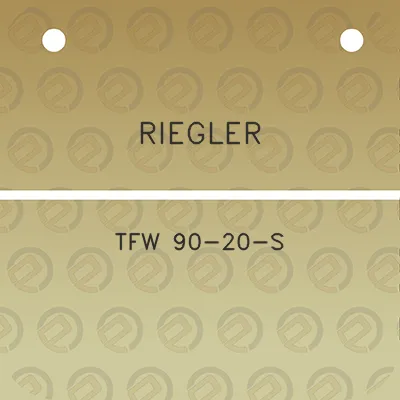 riegler-tfw-90-20-s