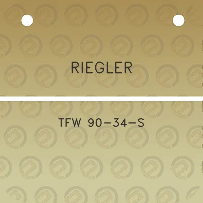 riegler-tfw-90-34-s