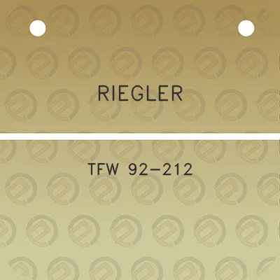 riegler-tfw-92-212