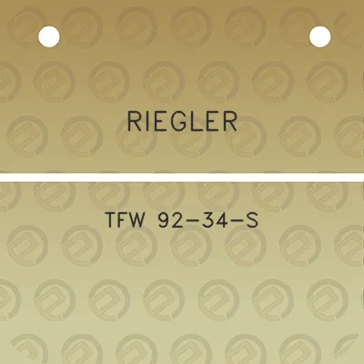 riegler-tfw-92-34-s