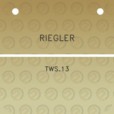 riegler-tws13