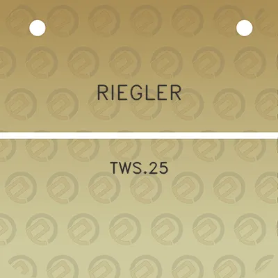 riegler-tws25