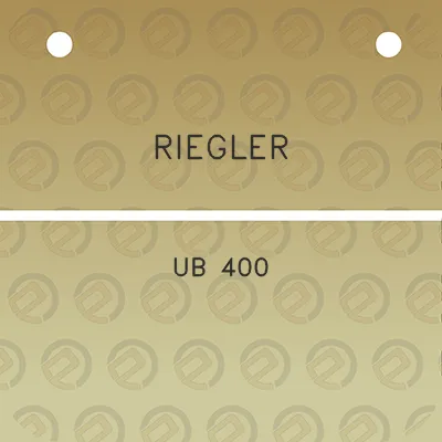 riegler-ub-400