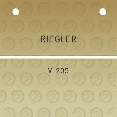 riegler-v-205